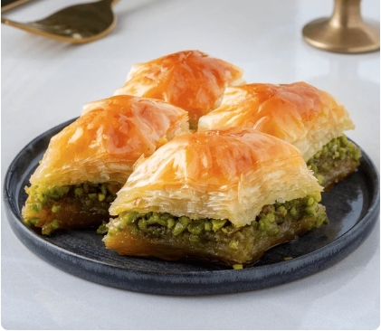 Taze 500 Gr Fıstıklı Şerbetli Baklava Samsun pasta