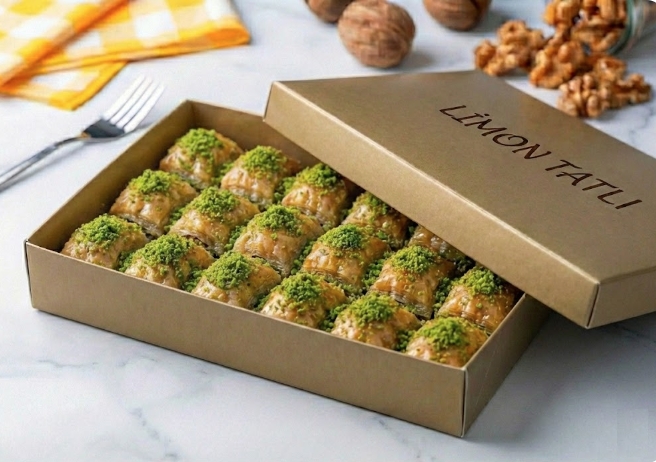 Taze Aromalı 1000 Gr Fıstıklı Baklava Samsun pasta